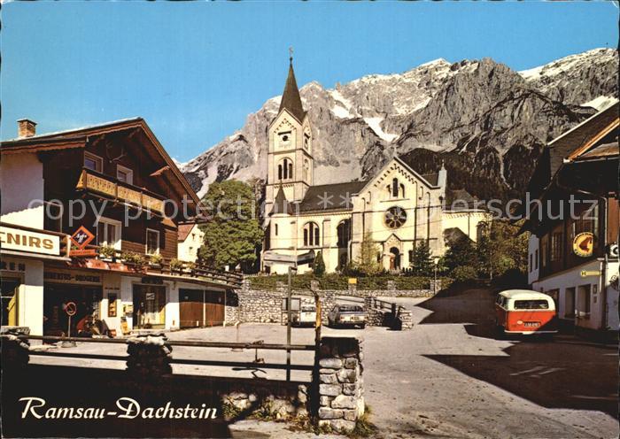 Ramsau Dachstein Steiermark Partie bei der Kirche Erholungsort Sommerfrische