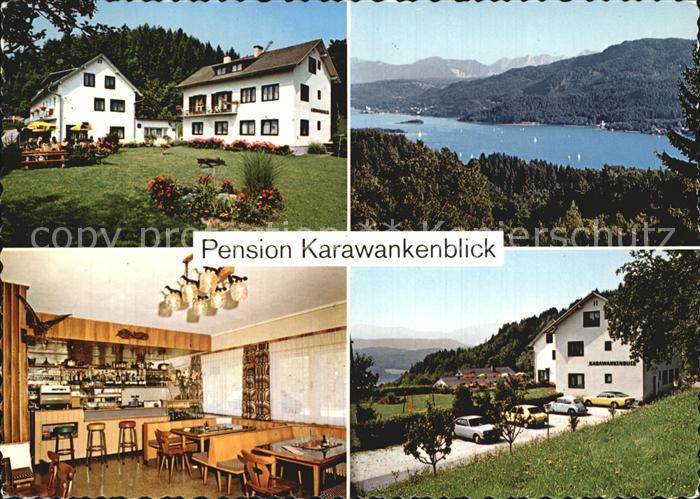 Poertschach Woerthersee Restaurant Pension Karawankenblick Alpenpanorama