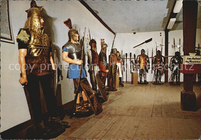 Braubach Rhein Marksburg Ruestungssammlung 600 vor bis 1500 nach Chr.