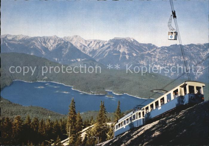 Eibsee Bayerische Zugspitzbahnen Alpenpanorama Huber Karte Nr 8362