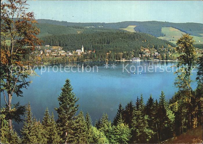 Titisee Panorama Hoehenluftkurort Wintersportplatz Schwarzwald