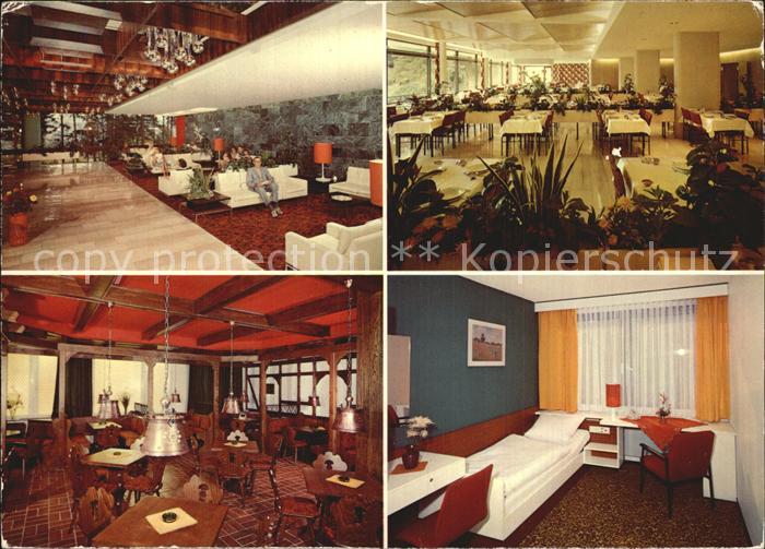 Allendorf Bad Sooden Sonnenberg Sanatorium Eingangshalle Speiseraum Cafeteria Ga