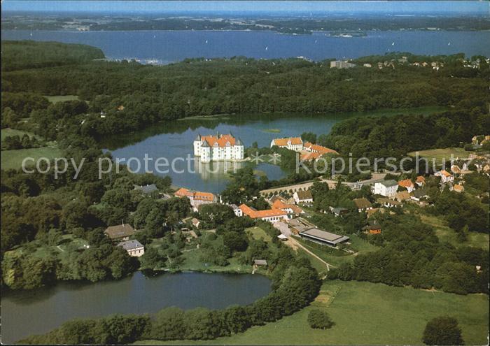 Gluecksburg Ostseebad Wasserschloss Flensburger Foerde Fliegeraufnahme