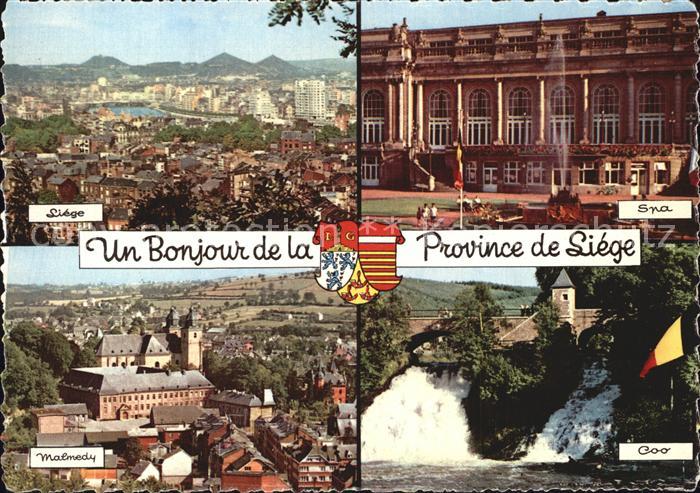 Liege Luettich Villes de la Province de Liege Spa Malmedy et Coo Cascades