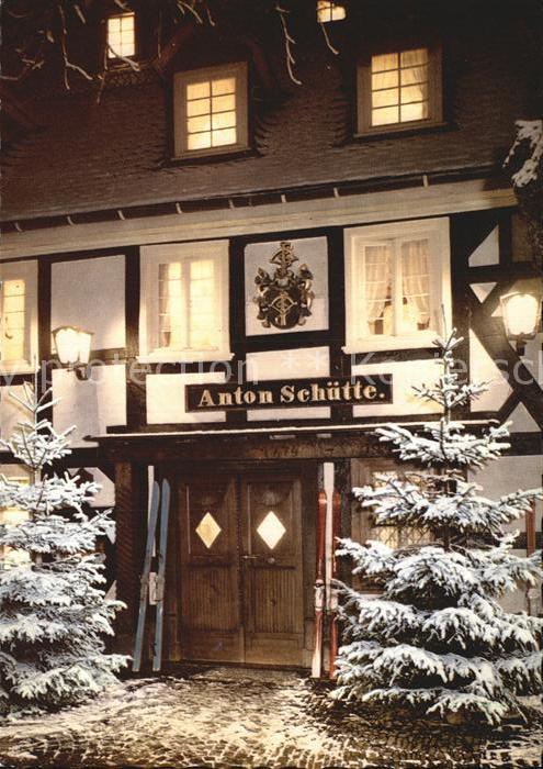 Oberkirchen Sauerland Gasthof Schuette Eingangstuer