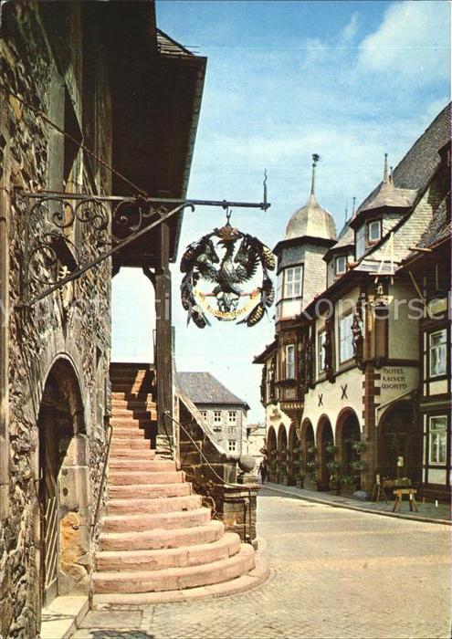 Goslar Eingang zum Ratskeller Aufgang zum Huldigungssaal