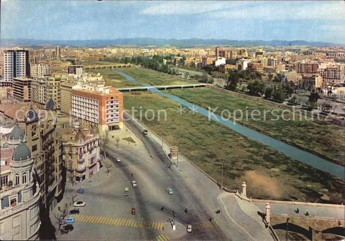 Valencia Valenciana Vista parcial y rio Turia Serie 19 No 118
