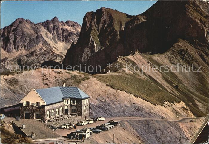 Col du Tourmalet Hotellerie et le depart de la descente