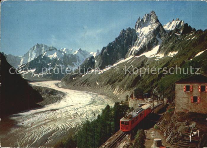 Chamonix Mer de Glace train du Montenvers les Gr