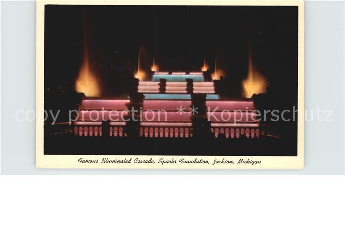 Jackson Michigan Illuminated Cascades