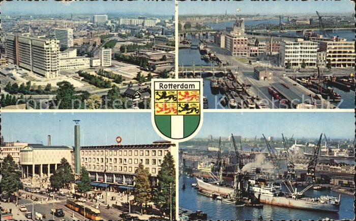 Rotterdam Fliegeraufnahme Hafen