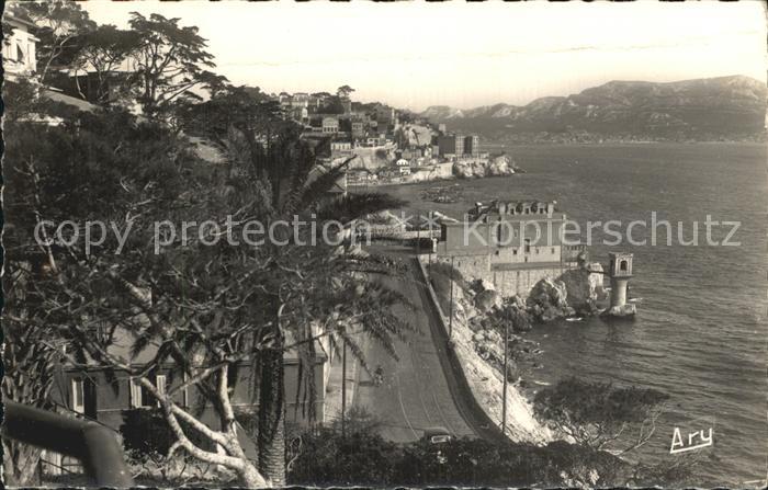 Marseille Bouches-du-Rhone Promenade de la Corniche Le Prophete