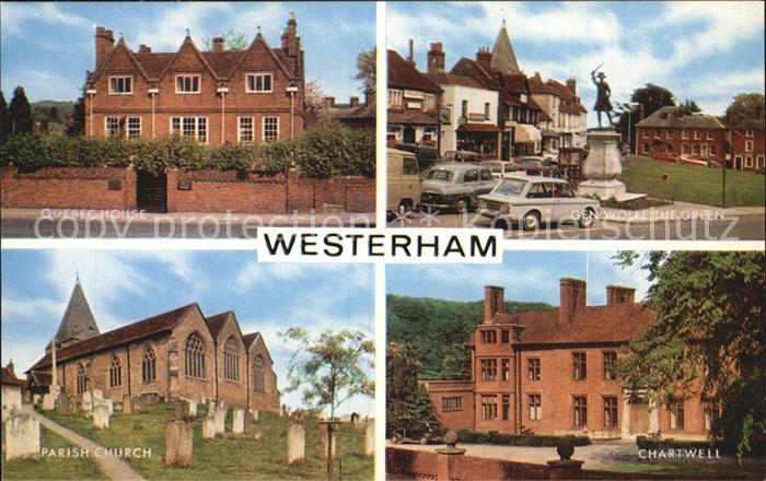 Westerham Crockham Hill Quebec House Parisch-Church Chartwell