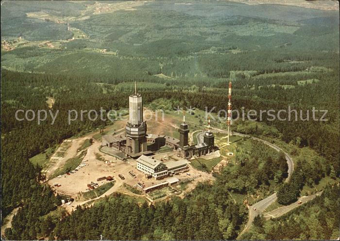 Feldberg Taunus Fliegeraufnahme mit Sendetuermen