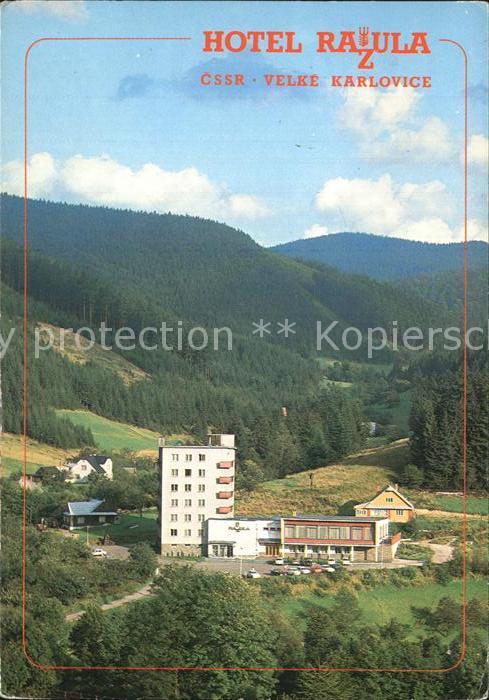 Velke Karlovice Hotel Razula Fliegeraufnahme