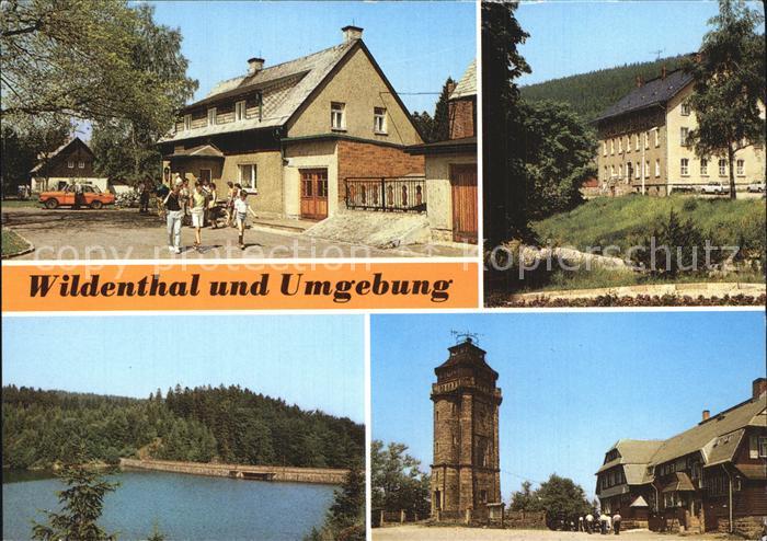 Wildenthal Eibenstock mit Umgebung Berghotel-Auersberg Gasthaus-Sauschwemme