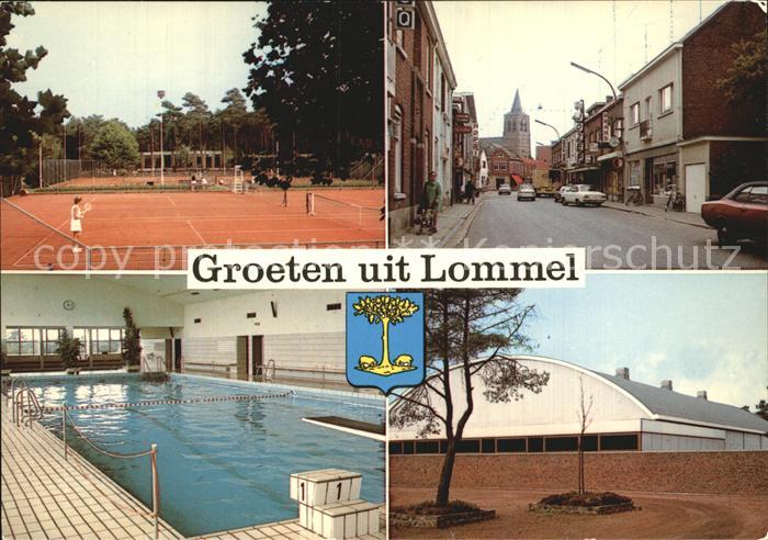 Lommel Schwimmbad Tennis Ortspartie