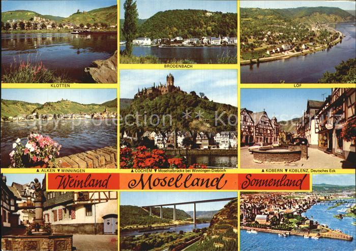 Cochem Mosel Brodenbach Lof Kobern Koblenz Alken Klotten