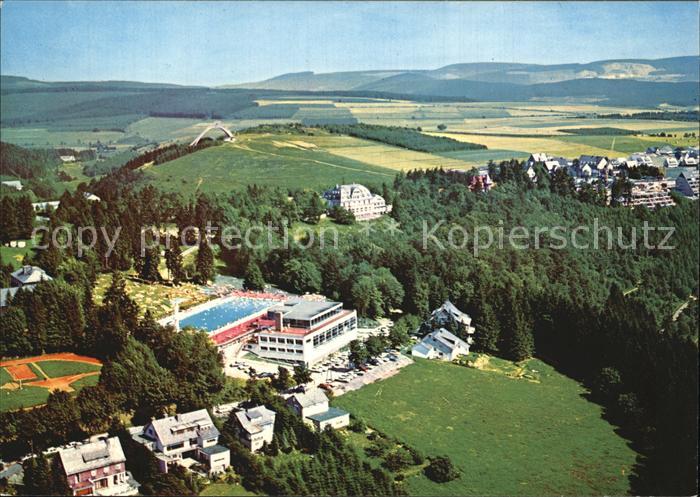 Winterberg Hochsauerland Fliegeraufnahme Freibad