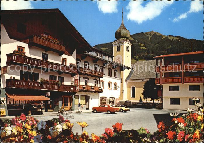 Westendorf Tirol Ortspartie mit Kirche