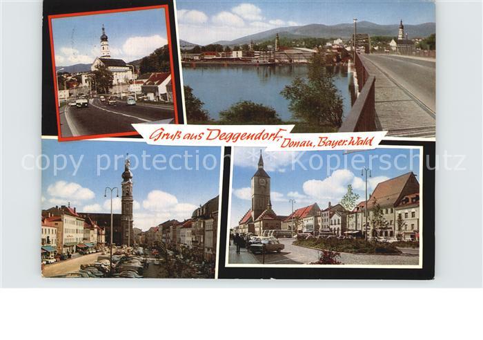 Deggendorf Donau Donaupartie und Ortspartie