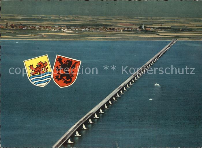 Zeeland Niederlande Fliegeraufnahme Oosterscheldebrug