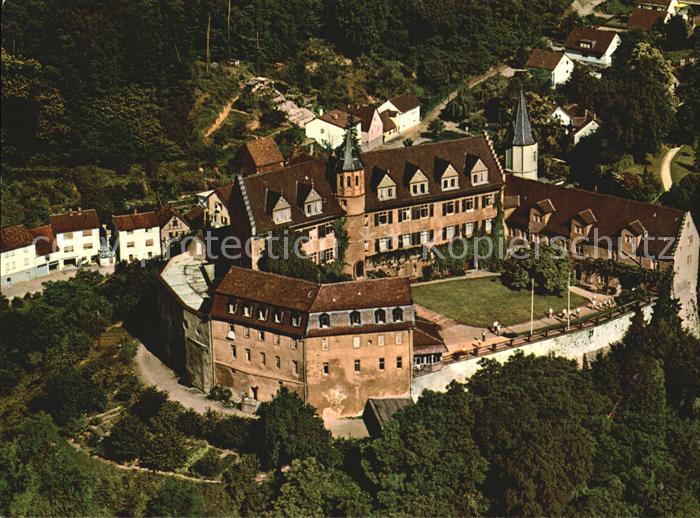 Schoenberg Bensheim Schloss Schoenberg Fliegeraufnahme