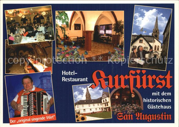 Kamp-Bornhofen Hotel Restaurant Kurfuerst mit Gaestehaus San Augustin