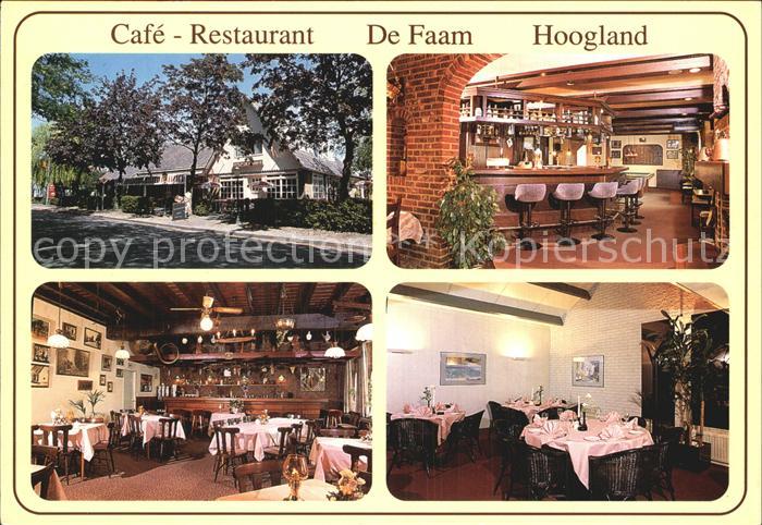 Gravenhage Cafe Restaurant De Faam Hoogland