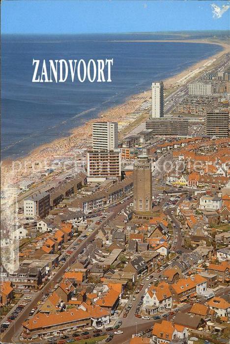Zandvoort Holland Fliegeraufnahme mit STrand
