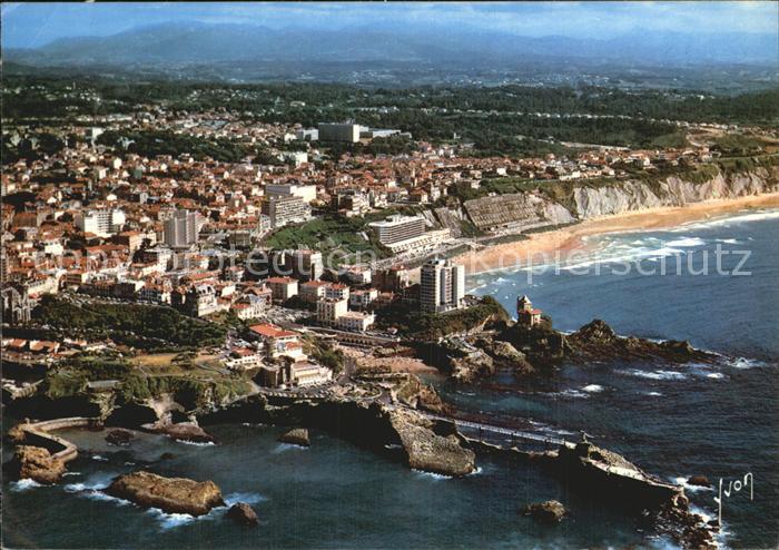 Biarritz Pyrenees Atlantiques Fliegeraufnahme
