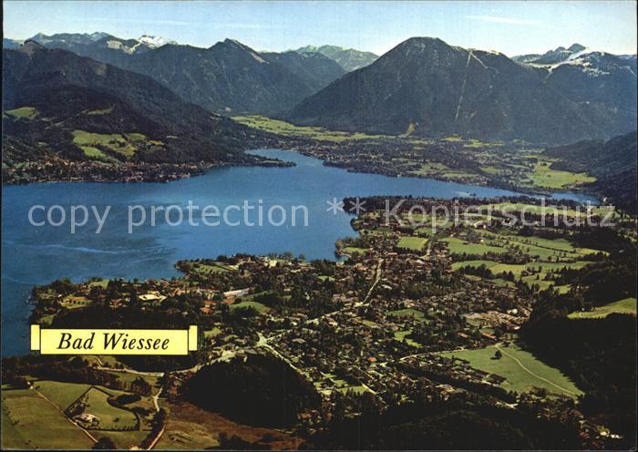 Bad Wiessee Fliegeraufnahme mit Wallberg