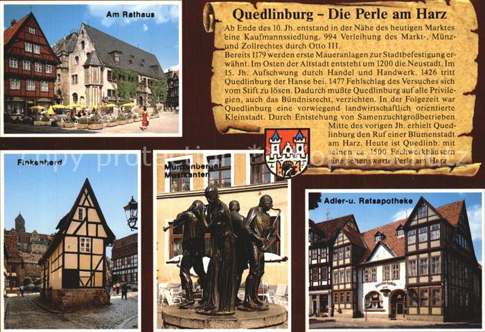 Quedlinburg Perle im Harz Finkenherd