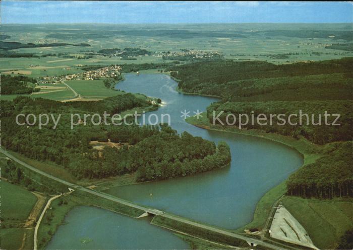 Twistetal Fliegeraufnahme Talsperre im Ferienland Waldeck