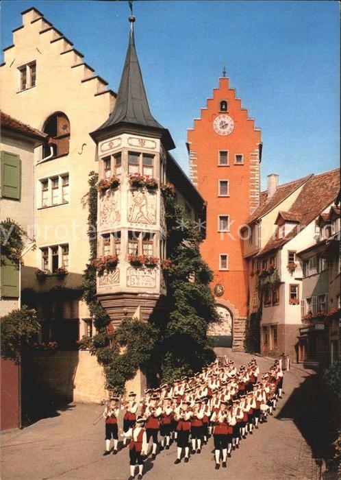 Meersburg Bodensee Marktplatz Knabenmusikkapelle Meersburg