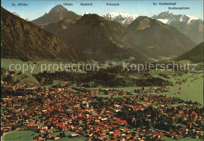 Oberstdorf Fliegeraufnahme