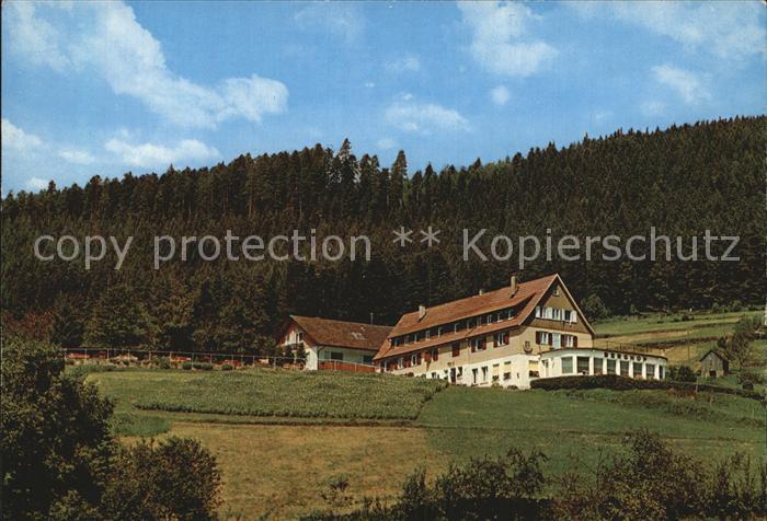 Wildbad Schwarzwald Gasthaus Pension Berghof