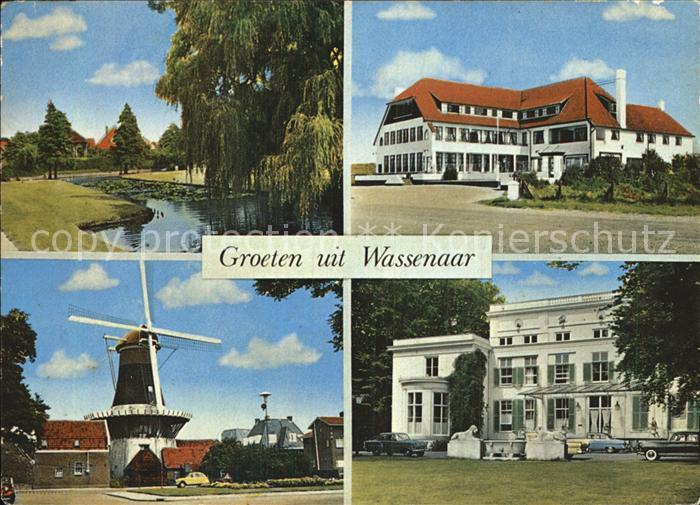 Wassenaar Burchtplein Hotel-Duinoord Windlust-Molen
