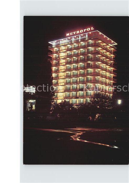 Slatni Pjasazi Hotel Metropol bei Nacht