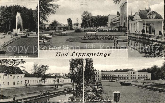 Bad Lippspringe Kaiser-Karl-Park Arminius-Park