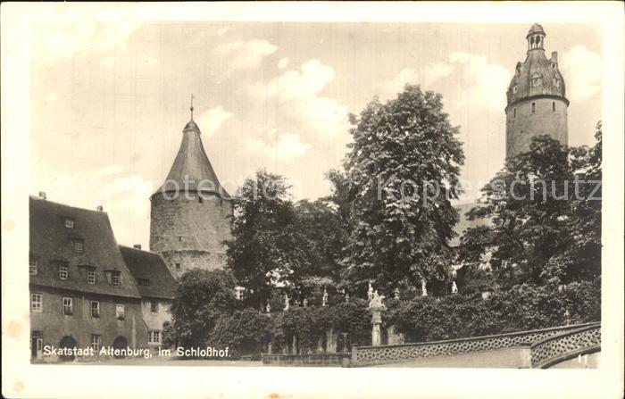 ALTENBURG  (S.A.) Thueringen Schlosshof