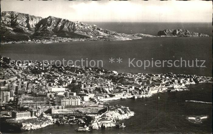 Marseille Bouches-du-Rhone Fliegeraufnahme