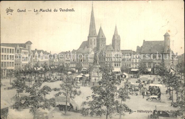 Gand Belgien Le Marche du Vendredi