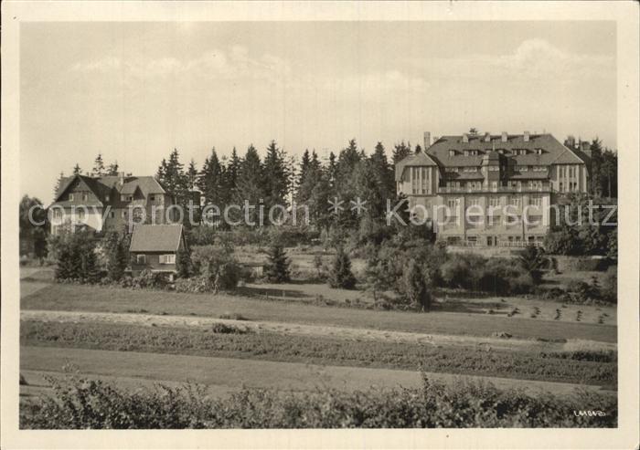 Friedrichsbrunn Harz Sanatorium Ernst Thaelmann