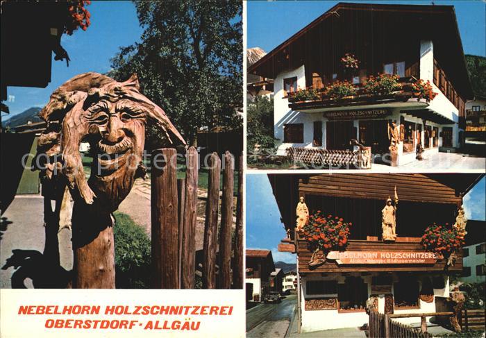 Oberstdorf Nebelhorn Holzschnitzerei