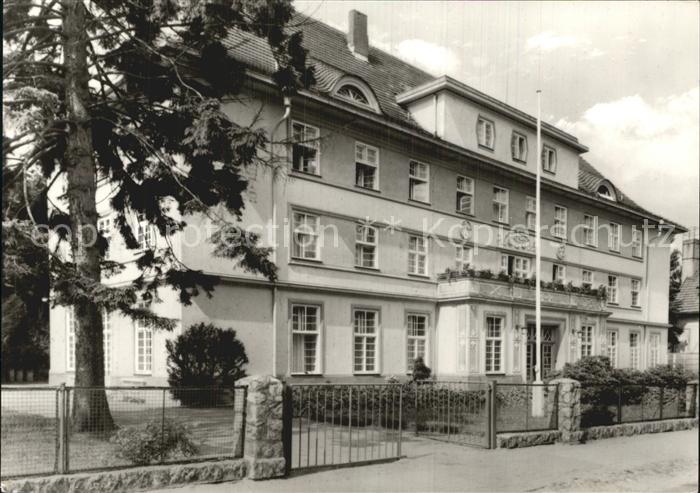 Kuehlungsborn Ostseebad Erholungsheim Albert Kayser