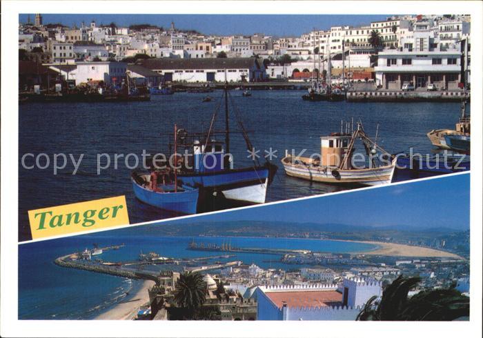Tanger Tangier Tangiers Gesamtansicht Hafen
