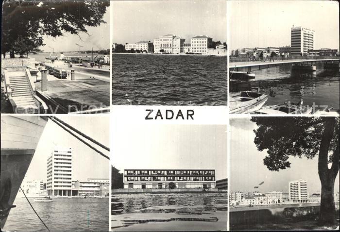 Zadar Zadra Zara Hafen Hochhaus Bruecke