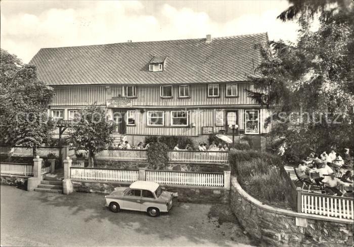 Trautenstein Harz Konsum Gaststaette Berghoeh