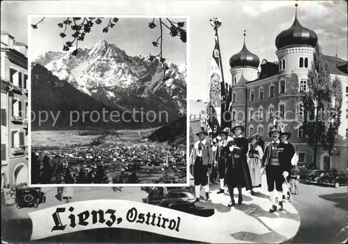 Lienz Tirol Panorama Teilansicht mit Trachtentraeger